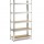 Scaffale - 5 ripiani - 180 x 40 x 90cm - metallo/MDF - Garden Friend