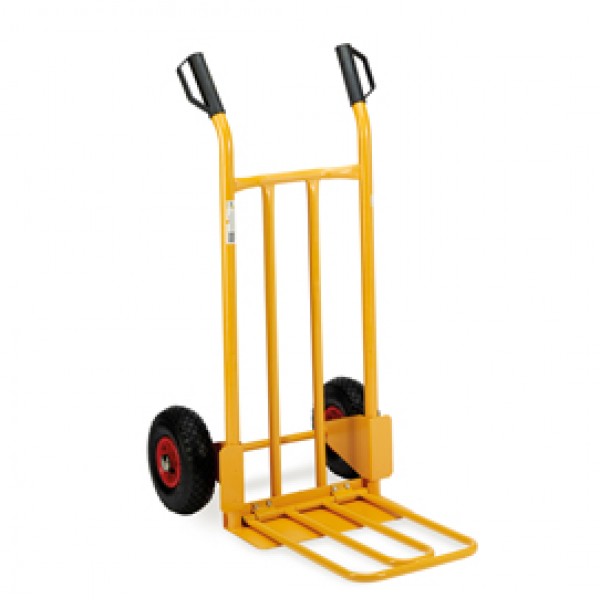 Carrello trasporto grandi volumi Robustus - portata max 300 kg - 56 x 17 x 110 cm - acciaio verniciato - giallo - Garden Friend Carrello trasporto grandi volumi Robustus - portata max 300 kg - 56 x 17 x 110 cm - acciaio verniciato - giallo - Garden Friend