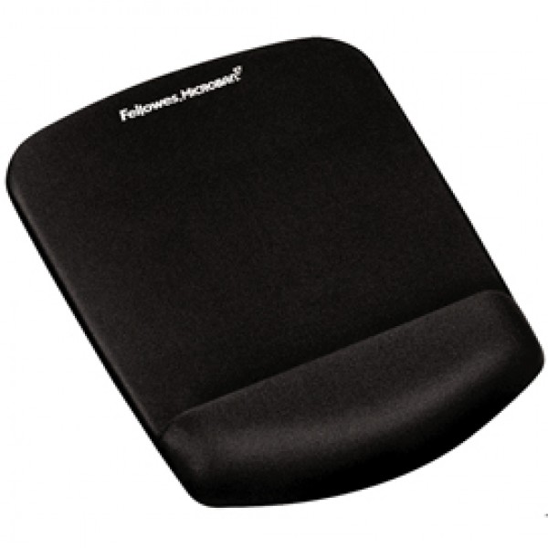 Mousepad con poggiapolsi in FoamFusion Microban PlusTouch - nero - Fellowes