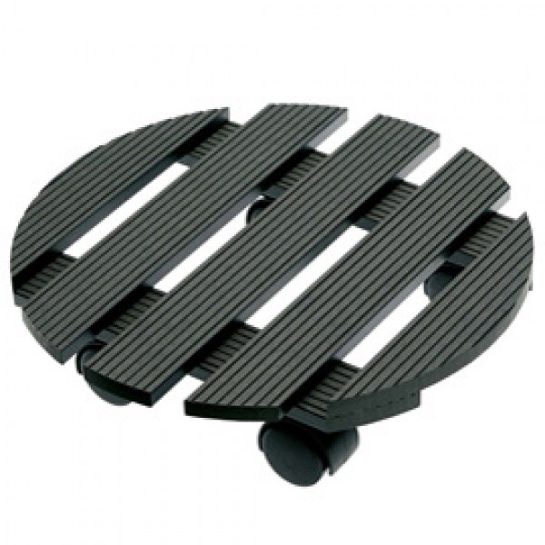 Trolley portavaso in WPC idrorepellente - Ø 30 cm - Verdemax Trolley portavaso in WPC idrorepellente - Ø 30 cm - Verdemax