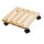 Trolley portavaso in legno - 30 x 30 cm - Verdemax