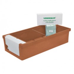 Kit Orto urbano - 115 x 58 x 28 cm - PE - terracotta - Verdemax