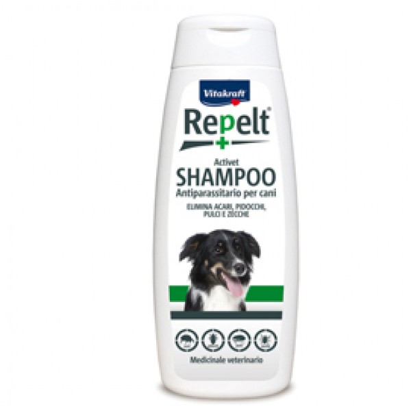 Shampoo antiparassitario per cani - 250 ml - Repelt