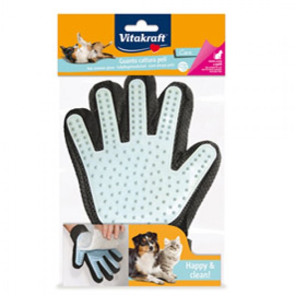 Guanto cattura peli per cani e gatti - Vitakraft Guanto cattura peli per cani e gatti - Vitakraft