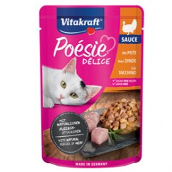 Poésie Délisauce per gatti - gusto tacchino - 85 gr - Vitakraft