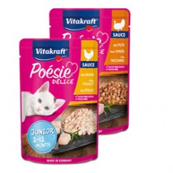 Poésie Délisauce per gatti - gusto pollo junior - 85 gr - Vitakraft