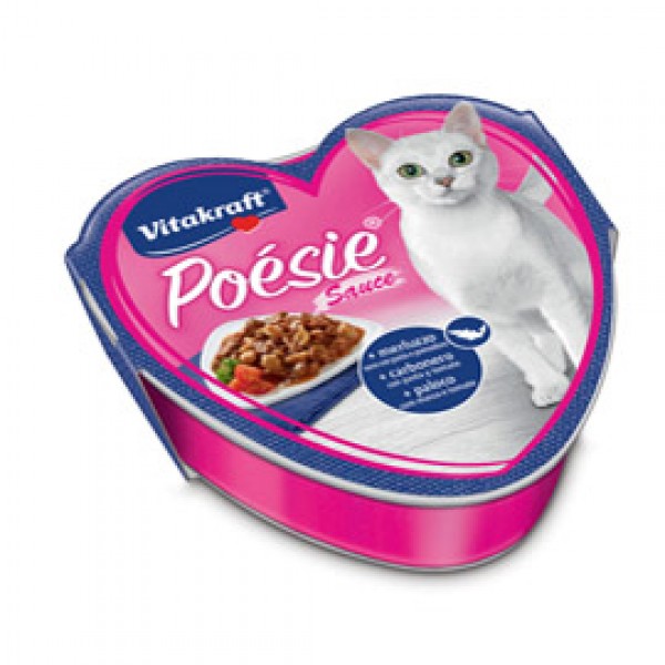 Poésie per gatti - gusto merluzzo con pasta e pomodoro - 85 gr - Vitakraft Poésie per gatti - gusto merluzzo con pasta e pomodoro - 85 gr - Vitakraft