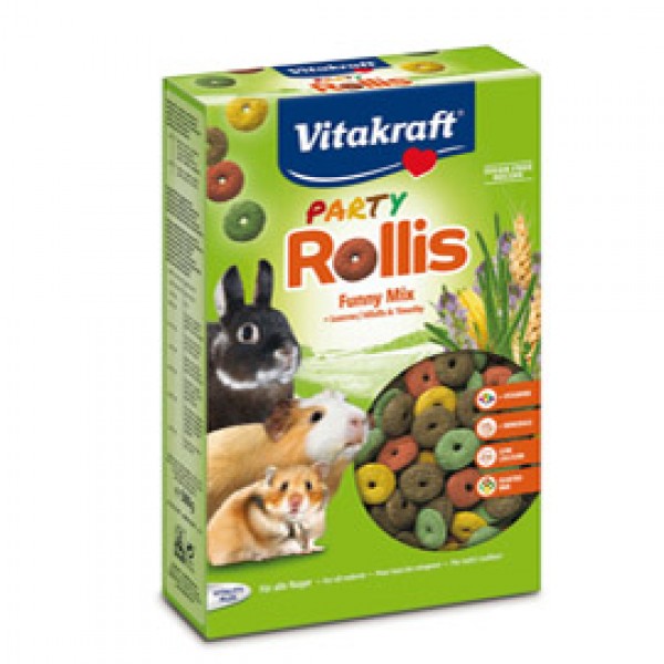 Snack Rollis Party per roditori - 500 gr - Vitakraft