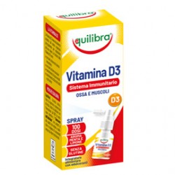 Integratore spray Vitamina D3 - sistema immunitario, ossa & muscoli - 13 ml - Equilibra