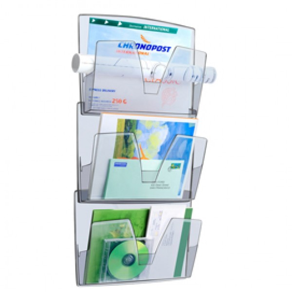 Portadepliant da parete - Cep - kit 3 pezzi Portadepliant da parete - Cep - kit 3 pezzi