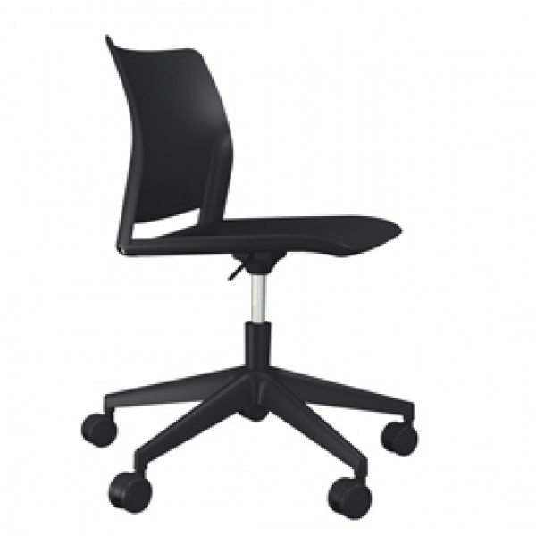 Seduta Home/Office Alpha APGN - senza braccioli - nero - Unist Seduta Home/Office Alpha APGN - senza braccioli - nero - Unist
