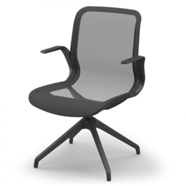 Poltrona direzionale Marilyn MYD4O - con braccioli inclusi- nero - Unisit Poltrona direzionale Marilyn MYD4O - con braccioli inclusi- nero - Unisit