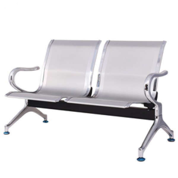 Panca attesa - 2 posti - in acciaio - grigio - Serena Group Panca attesa - 2 posti - in acciaio - grigio - Serena Group