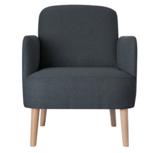 Poltrona Brooks - grigio antracite - Paperflow Poltrona Brooks - grigio antracite - Paperflow