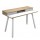 Postazione Home-Office - con sopralzo - gambe in metallo -120 x 60 x H 74,4 cm - bianco / rovere - Artexport