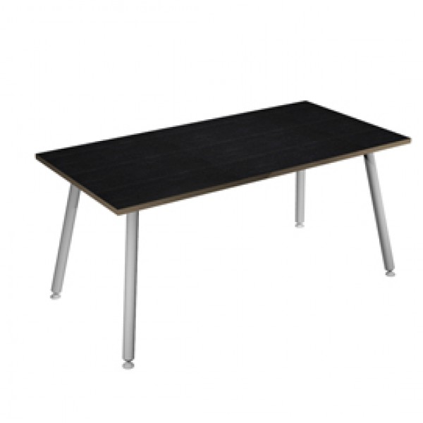 Scrivania Skinny Metal - 120 x 80 x H 74,4 cm - bianco / nero venato - Artexport Scrivania Skinny Metal - 120 x 80 x H 74,4 cm - bianco / nero venato - Artexport