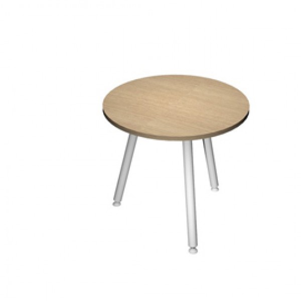 Tavolo riunione tondo Skinny Metal - Ø 80 cm - rovere - Artexport Tavolo riunione tondo Skinny Metal - Ø 80 cm - rovere - Artexport