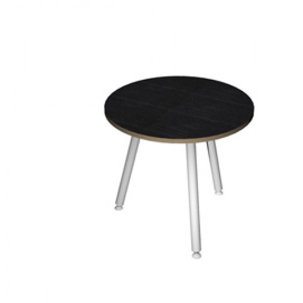 Tavolo riunione tondo Skinny Metal - Ø 80 cm - nero venato - Artexport Tavolo riunione tondo Skinny Metal - Ø 80 cm - nero venato - Artexport