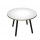 Tavolo riunione tondo Skinny Metal - Ø 100 cm - bianco - Artexport