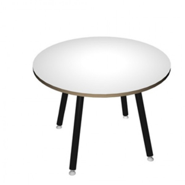 Tavolo riunione tondo Skinny Metal - Ø 100 cm - bianco - Artexport Tavolo riunione tondo Skinny Metal - Ø 100 cm - bianco - Artexport