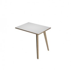 Allungo DX/SX per scrivanie Woody - 60 x 80 x H 74,4 cm - rovere / bianco - Artexport