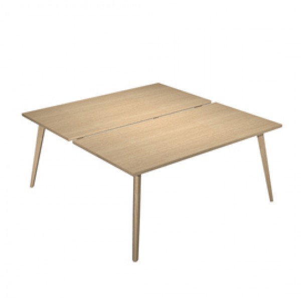 Scrivania Woody a 2 postazioni contrap. - 120 x 166 cm - rovere - Artexport Scrivania Woody a 2 postazioni contrap. - 120 x 166 cm - rovere - Artexport