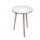 Tavolo rotondo alto Woody - diametro 80 cm - H 105 cm - rovere/bianco - Artexport