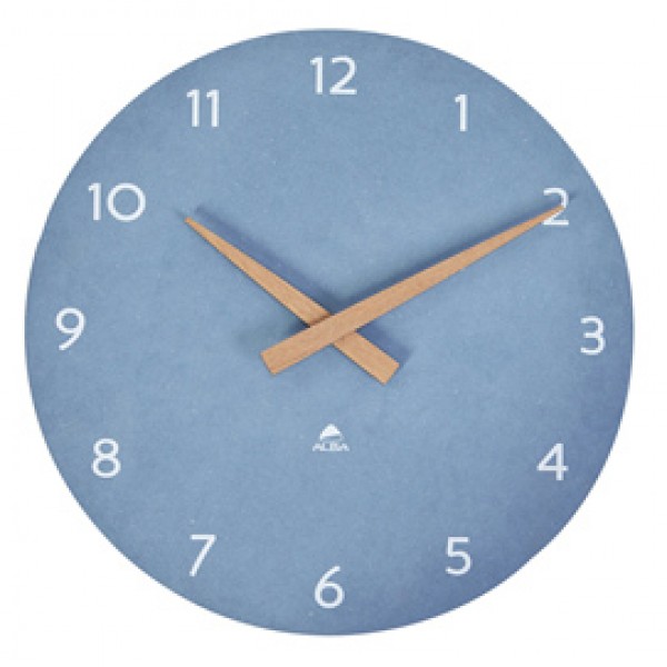 Orologio da parete HorMilena - diametro 30 cm - blu/legno - Alba Orologio da parete HorMilena - diametro 30 cm - blu/legno - Alba