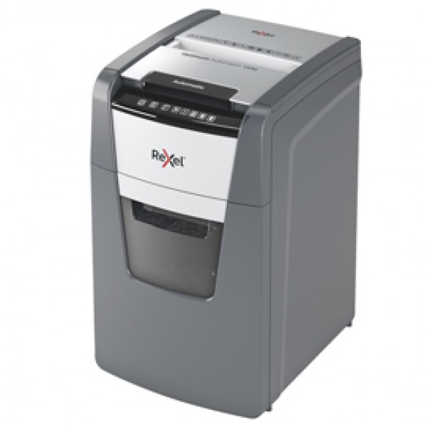 Distruggidocumenti Optimum AutoFeed+ 130M - a micro frammenti - Rexel Distruggidocumenti Optimum AutoFeed+ 130M - a micro frammenti - Rexel