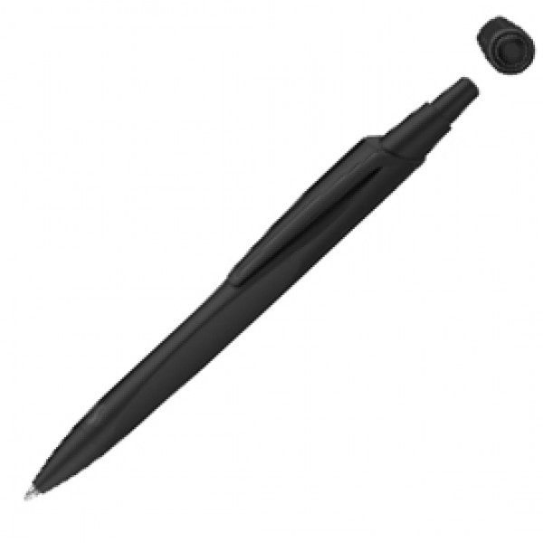 Penna a sfera a scatto Reco - punta media - nero - Schneider Penna a sfera a scatto Reco - punta media - nero - Schneider