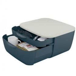 Cassettiera Cosy - 2 scomparti - grigio - Leitz