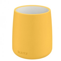 Porta penne Cosy - in ceramica - giallo - Leitz