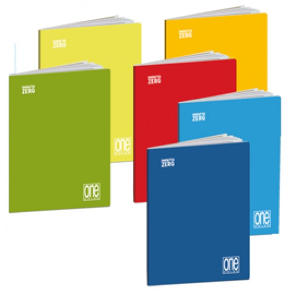 Maxiquaderno One Color Impatto Zero - A4+ - 1 rigo - forato - 80 fg - spiralato - Blasetti - conf. 6 pezzi + 6 scatoline foglietti Maxiquaderno One Color Impatto Zero - A4+ - 1 rigo - forato - 80 fg - spiralato - Blasetti - conf. 6 pezzi + 6 scatoline foglietti