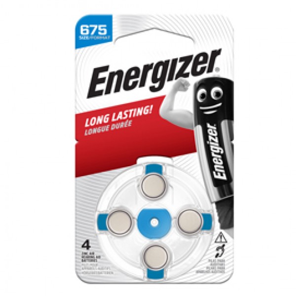 Pile per apparecchi acustici 675 Zinc Air - Energizer - blister 4 pezzi Pile per apparecchi acustici 675 Zinc Air - Energizer - blister 4 pezzi