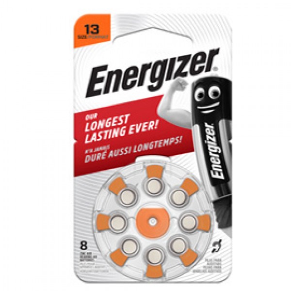 Pile per apparecchi acustici 13 Zinc Air - Energizer - blister 8 pezzi Pile per apparecchi acustici 13 Zinc Air - Energizer - blister 8 pezzi