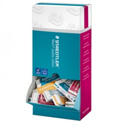 Gomma Mars Plastic - colori assortiti - Staedtler - expo 40 pezzi