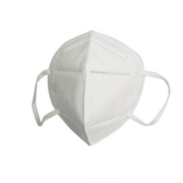 Mascherina pieghevole FFP2 - senza valvola - cat. III - bianco - imb. singolarmente