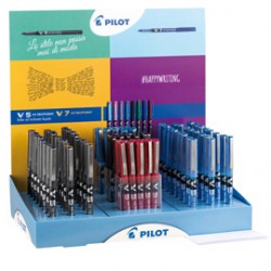 Penna Hi-Tecpoint V5 - colori assortiti - Pilot - expo 60 pezzi