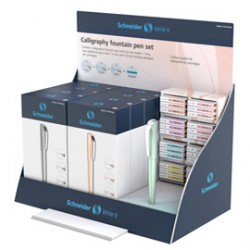 Set penna stilografica Callissima + cartucce - Schneider - expo 8 pezzi