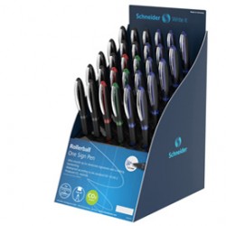 Penna roller One Sign - colori assortiti - Schneider - expo 30 pezzi