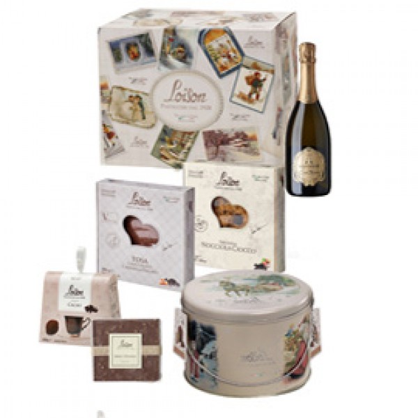 Composizione Cuor di Cioccolato - Loison Composizione Cuor di Cioccolato - Loison