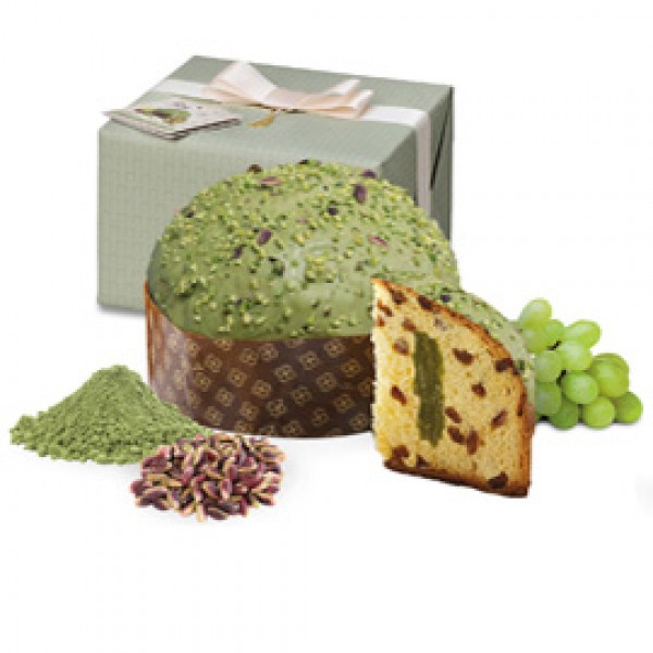 Panettone Pistaccho Matcha - Linea Top Genesi - pistacchio/tè verde - 600 gr - Loison