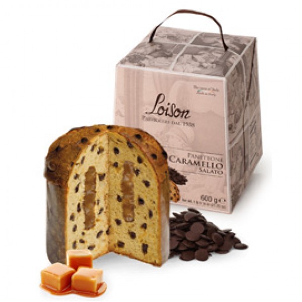 Panettone Caramello Salato - Linea Tuttigiorni - in astuccio - caramello salato - 600 gr - Loison Panettone Caramello Salato - Linea Tuttigiorni - in astuccio - caramello salato - 600 gr - Loison