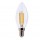 Lampada - Led - candela - 6W - E14 - 6000K - luce bianca fredda - MKC