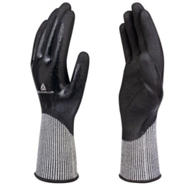 Guanti antitaglio Venicut D04 - deltanocut - palmo in nitrile - taglia 10 - nero - Deltaplus Guanti antitaglio Venicut D04 - deltanocut - palmo in nitrile - taglia 10 - nero - Deltaplus