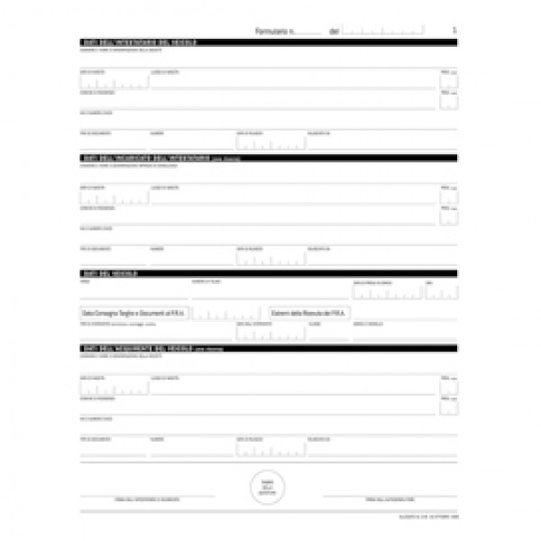 Registro autodemolitori - 200 pagine numerate - DU134020000 - Data Ufficio Registro autodemolitori - 200 pagine numerate - DU134020000 - Data Ufficio