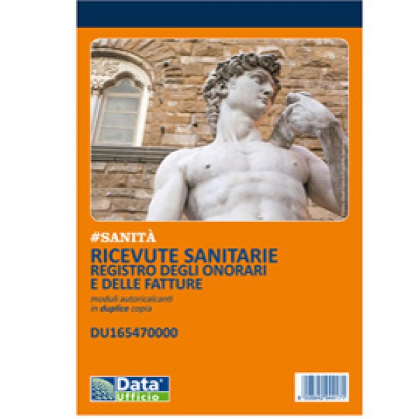 Blocco ricevute sanitarie - 50/2 autoricalcanti - 21,5x14,8cm - DU165470000 - Data Ufficio Blocco ricevute sanitarie - 50/2 autoricalcanti - 21,5x14,8cm - DU165470000 - Data Ufficio