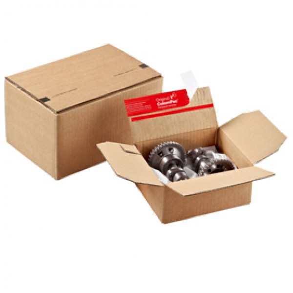 Scatola Pop Up CP 151 - assemblaggio rapido - 23 x 16 x 12,5 cm - cartone ondulato - avana - ColomPac Scatola Pop Up CP 151 - assemblaggio rapido - 23 x 16 x 12,5 cm - cartone ondulato - avana - ColomPac