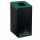 Gettacarte Rubik Evo - per raccolta differenziata - verde - 80 L - Medial International
