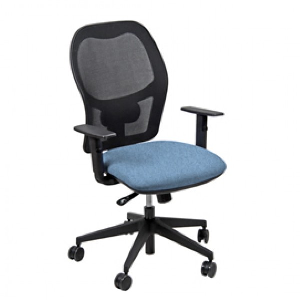 Seduta operativa Hubble HUHU - 4 blocchi - con braccioli regolabili - celeste - Unisit Seduta operativa Hubble HUHU - 4 blocchi - con braccioli regolabili - celeste - Unisit